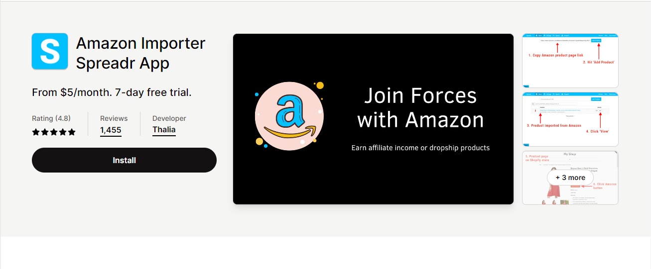 amazon dropshipping shopify app